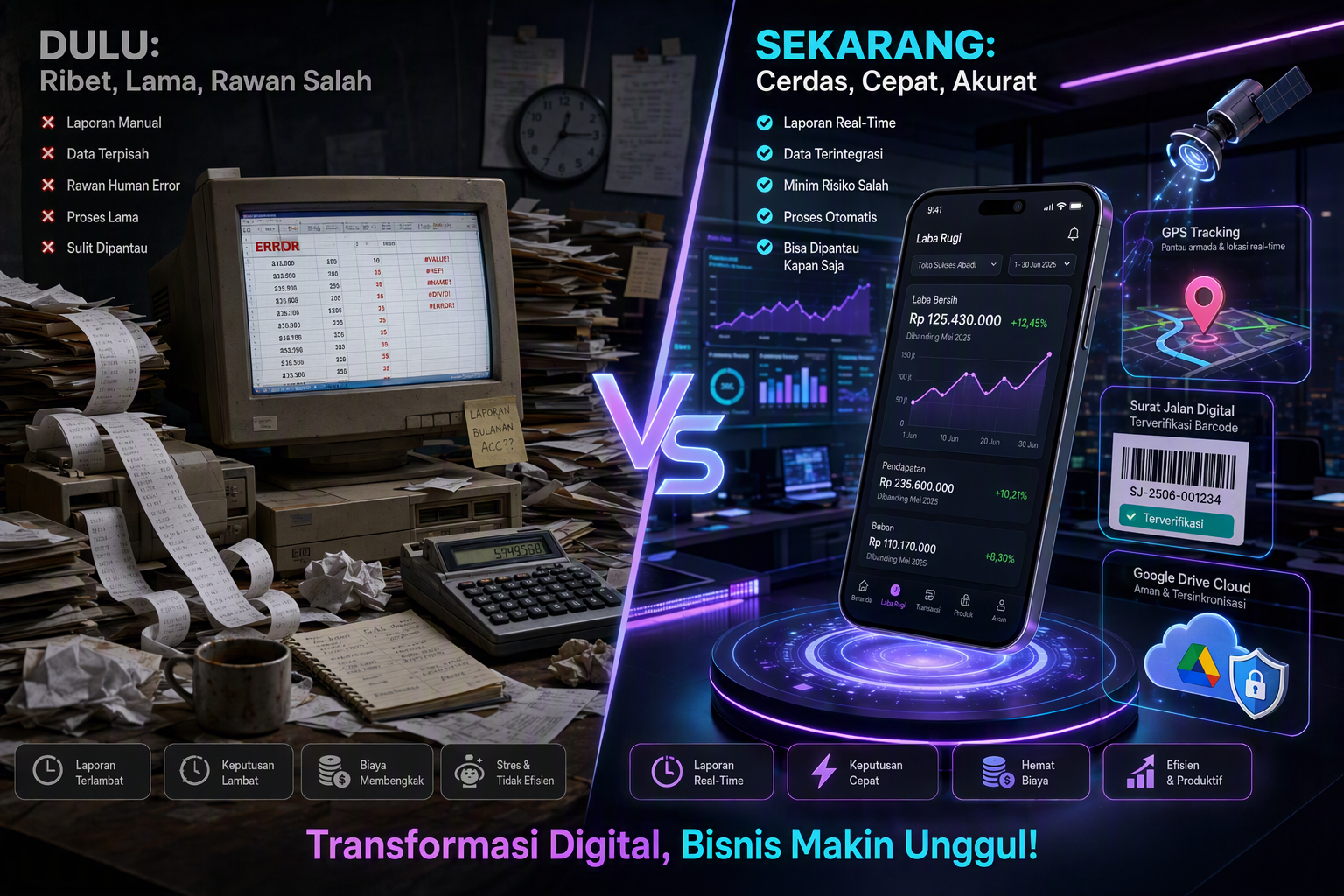 Perbandingan Sistem Lama vs XO Enterprise